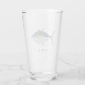 Verre Poisson de thon personnalisé (Dos)