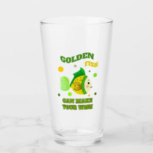 Verre Poisson doré