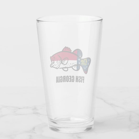 Verre Poisson Géorgie (Dos)