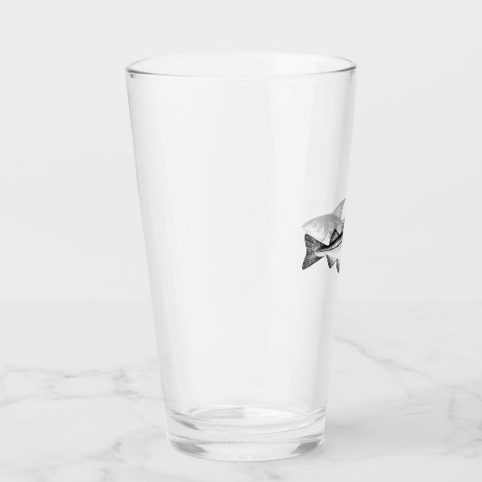 Verre Poisson Haddock vintage (Droite)