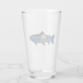 Verre Poisson Idaho truite (Dos)