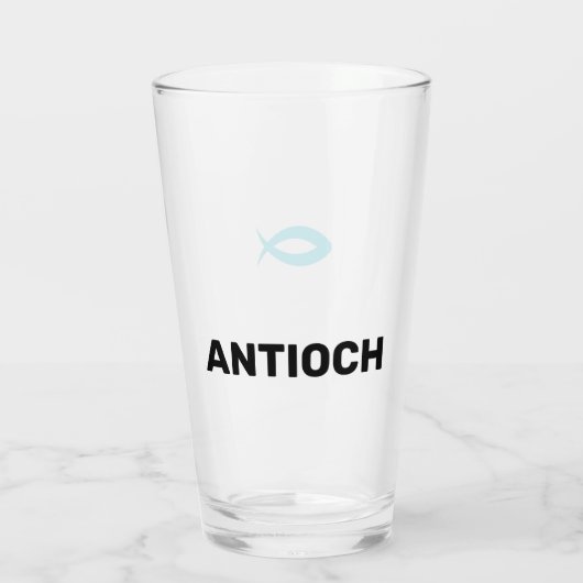 VERRE POISSON JÉSUS (Dos)