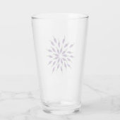 Verre Poivrons violets Art Mandala (Dos)