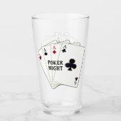 Verre Poker Night Aces (Devant)