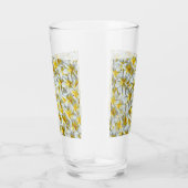Verre Pôle Frangipani Jaune Et Blanc (Droite)