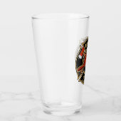 Verre Pompier AJOUTER LE NOM Insigne du service de pompi (Droite)