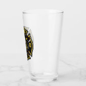 Verre Pompier AJOUTER NOM Équipe de secours du service d (Gauche)