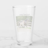 Verre poney Highland (Dos)