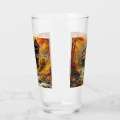 Verre pont couvert d'automne classique (Gauche)