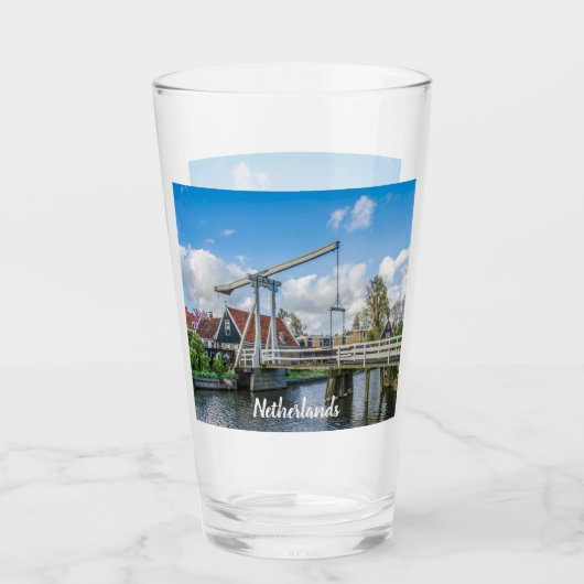 Verre pont en bois (Devant)