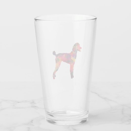 Verre Poodle Geo Silhouette Multi (Dos)