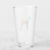 Verre Poodle Geo Silhouette Pastel (Dos)