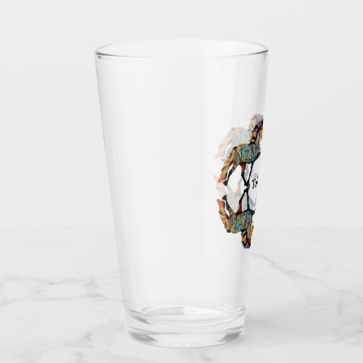 Verre Pop Art islandais Cheval  (Droite)