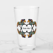 Verre Pop Art islandais Cheval (Devant)