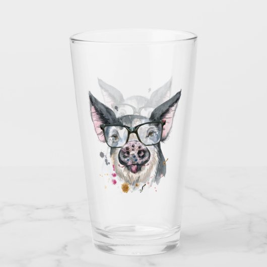 Verre Porc à la mode (Devant)