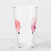 Verre Porcs courants mignons de bande dessinée (Droite)