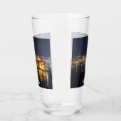 Verre Port de Malte illuminé la nuit (Droite)