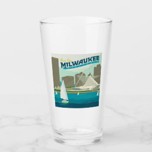 Verre Port de Milwaukee Wisconsin Ville de Brew