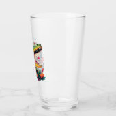 Verre Portrait de crocodile coloré (Gauche)