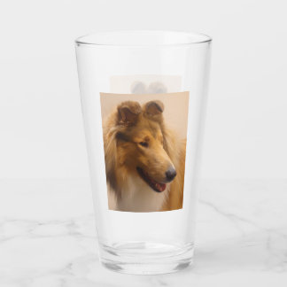 Verre Portrait d'une colonne de sable brut