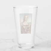 Verre Portrait d'une dame avec une licorne (par Raphael) (Dos)
