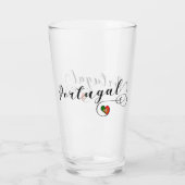 Verre Portugal Drapeau Coeur Design, Portugal (Dos)
