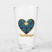 Verre Portuguese Azulejo Heart Glass Cup  (Dos)