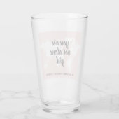 Verre Positif Vous N'Êtes Pas Seul Citation Motivation F (Dos)