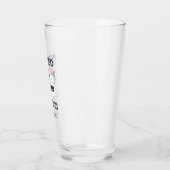 Verre Postal Worker Retraite Mailman Personnalisé (Gauche)