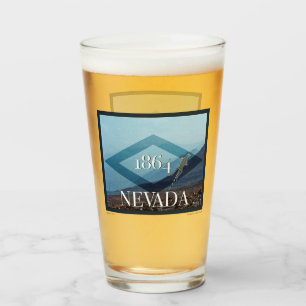 Verre Poster du paysage du Nevada