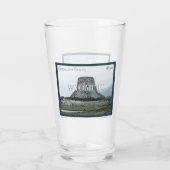 Verre Poster du Wyoming (Dos)