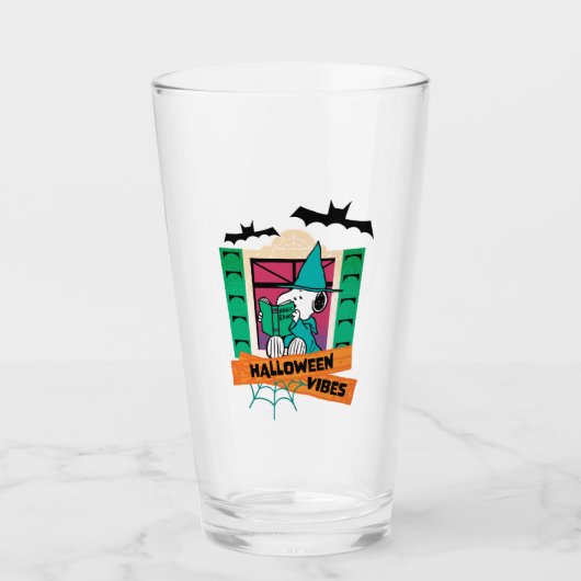Verre Potions Magiques de Snoopy Peanuts Halloween (Devant)