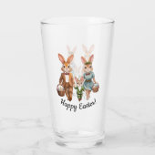 Verre Poule de Pâques Famille de chasse Oeufs (Dos)