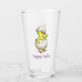 Verre Poulet de Pâques éclos (Dos)