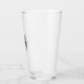 Verre Poulet drôle ou traitement Halloween Graphique de  (Gauche)