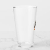 Verre Poulet drôle ou traitement Halloween Graphique de  (Droite)