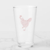 Verre Poulet Hen Beer (Dos)