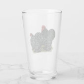 Verre Poulet moucheté (Dos)