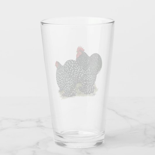 Verre Poulet moucheté (Dos)