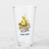 Verre Poulets et oeufs de Pâques (Dos)
