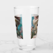 Verre Poupée Vintage bleue, (Gauche)