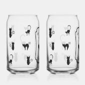 Verre pour amateur de chats effrayants (Recto)