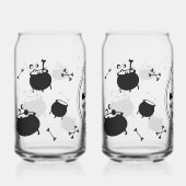 Verre pour canette de bière à l'esthétique de sorc (Recto)