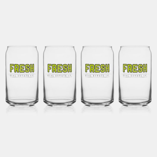 Verre pour canette FRESH (ensemble de 4) (Recto)
