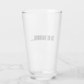 Verre pour être équitable letterkenny Glass Cup (Dos)
