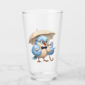 Verre pour la fête des Pères | Conception d'oiseau (Dos)