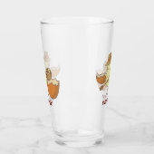 Verre Poussin de Pâques avec Bouzouki (Gauche)