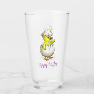 Verre Poussin de Pâques éclos