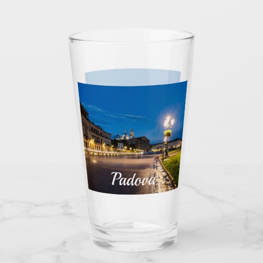 Verre Prato della Valle la nuit à Padova, Italie (Devant)