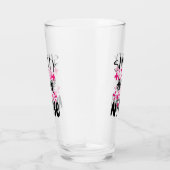 Verre Première boisson de sécurité avec un mot d'art inf (Droite)